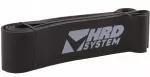 Auk&scaron;tos varžos guminė treniruočių juosta HRD SYSTEM, juoda, 208 x 6,4 x 0,45 cm