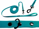 Pavadėlis vandeniui atsparus BIOThane PVC, 2 m, 16 mm, žalias