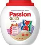 Skalbimo kapsulės PASSION GOLD spalvotiems drabužiams, 50 vnt.