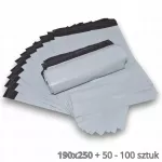 Kurjeriniai mai&scaron;eliai B5, 190x250+50 mm, 53 mikr., 100 vnt.