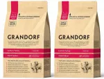 Katėms skirtas pa&scaron;aras Grandorf su ėriena ir kalakutiena, 2 x 2 kg