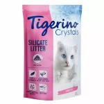 Katinų kraikas Tigerino Crystals Sensitive, bekvapis, rožinis, 6 x 5 l