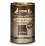 &Scaron;lapi pa&scaron;aras &scaron;unims ir katėms ESCAPURE Pferd Pur, arkliena, 400 g