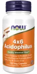 Probiotikai NOW Foods Acidophilus, 6 bakterijų rū&scaron;ys, 120 kapsulių
