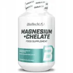 Maisto papildas BIOTECH Magnesium+ Chelate, 60 kapsulių