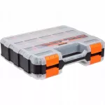 Dvipusė dėžutė-organizatorius TACTIX, 32x26x8 cm, 30 skyrelių, PP plastikas