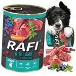 &Scaron;unų konservai Rafi Junior su ėriena, 400 g