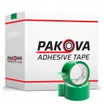 Pakavimo juosta Pakova, žalia, 48 mm x 100 yd, stipri, 36 vnt.