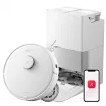 Dulkių siurblys robotas Roborock Qrevo Edge, 18500Pa, mopuoja, balta