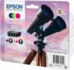 Ra&scaron;alų rinkinys Epson 502 CMYK, 4 vnt., XP-5100, XP-5115, WF-2860DWF, originalus