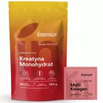 Kreatino milteliai mango ir pasiflorų skonio 260g, Multi Collagen pakelis bra&scaron;kių skonio 11g