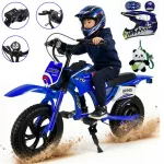 Vaiki&scaron;kas elektrinis motociklas JKING C6, 300W, 12 km, 2600 mAh, 12