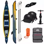 Pripučiama baidarė Aqua Marina Tomahawk Air-K440 su 2 irklais KP-1 ir pripučiama boja