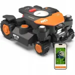 Robotas vejapjovė Worx Vision Cloud 4WD 4x4 RTK V-SLAM, 4000 m&sup2;, WR344E