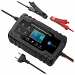 Akumuliatoriaus įkroviklis 12V/24V, 4A/8A, su spaustukais