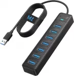 USB &scaron;akotuvas, 7 jungtys, 5908040616999