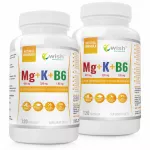 Maisto papildas su magniu, kaliu ir vitaminu B6, 240 kapsulių, Vege