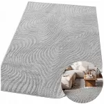 Kilimas svetainei 120x170 cm, modernus, pilkas, patvarus