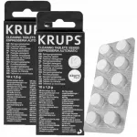 Kavos aparato valymo ir nuriebalinimo tabletės Krups, 2 vnt.