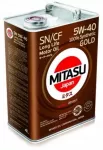 Variklio alyva MITASU GOLD LL SN/CF 5W-40, 100% sintetinė, 4 l