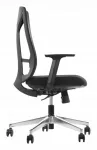 Ergonominė biuro kėdė LARRY, juoda, su tinkleliu, pasukama