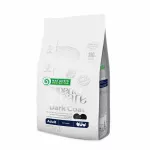 Sausas ėdalas &scaron;unims Nature's Protection Dark Coat, su pauk&scaron;tiena, visų veislių suaugusiems, 1,5 kg