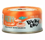 &Scaron;lapias kačių maistas Lucky Lou su tunu ir la&scaron;i&scaron;a, be grūdų, 70 g