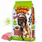 Sausas &scaron;unų maistas TURBO DOG, kiaulienos skonio, su vitaminais, 3 kg