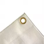 Apsauginė balta tentų plėvelė 5x7 m, 280 g/m&sup2;, atspari vandeniui, UV