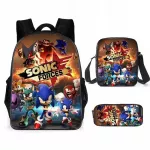 Mokyklinis rinkinys Sonic: kuprinė A4, penalas, krep&scaron;ys