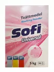 Skalbimo milteliai SOFI, 5 kg, universalūs, dėžutėje