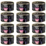 &Scaron;lapi sterilizuotų kačių pa&scaron;aras Dolina Noteci Premium su kalakutiena, 12 x 185 g