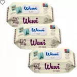 Drėgnos servetėlės WEWI Paris French perfume, 120 vnt., 3 pak.