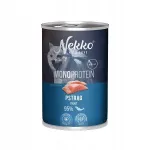 &Scaron;unų konservai NEKKO MONOPROTEIN su upėtakiu, 400 g