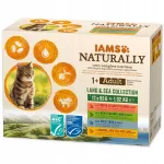 &Scaron;lapias pa&scaron;aras IAMS Natural Adult su jūros ir sausumos mėsa padaže, 12 x 85 g