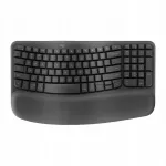 Ergonomi&scaron;ka belaidė klaviatūra Logitech Wave Keys, grafito spalvos