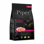 Sausas kačių maistas PIPER su kalakutiena, 2 x 3 kg