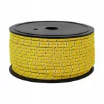Lauko palapinės virvė, 4 mm, atspindinti, geltona