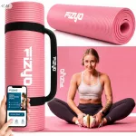Gimnastikos kilimėlis 190x60 cm, 1,5 cm, NBR, jogos ir pilateso treniruotėms
