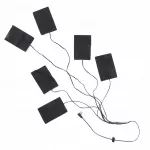 Lengva USB liemenės &scaron;ildymo pagalvėlė, 6 vnt., 9 W