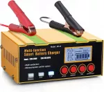 Automatinis akumuliatoriaus įkroviklis su 12V/24V akumuliatorių atstatymo funkcija