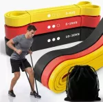 Atsparumo gumų rinkinys FITNES POWERBAND 3 vnt.
