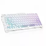 Belaidė mechaninė žaidimų klaviatūra 75% CRYSTAL AURORA