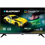 24" i&scaron;manusis televizorius Blaupunkt LED, WiFi, Google TV, Bluetooth, HD, berėmis