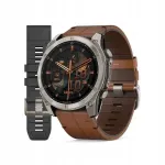 I&scaron;manusis laikrodis Garmin Fenix 8, 51 mm, AMOLED, safyrinis stiklas, titanas, EKG