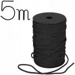 Nailoninė parakordo virvė DOMINATOR, juoda, 5 m