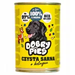 &Scaron;lapi &scaron;unų pa&scaron;aras Dobry Pies Mono su stirniena ir kolagenu, 400 g