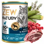 &Scaron;unų konservai su ožkiena Zew Natury, 400 g