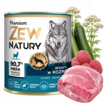 &Scaron;unų konservai su ožkiena, 800 g, Zew Natury