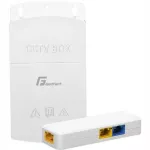 Tinklo jungiklis GetFort GF E21 POE, 2x FE, 1x FE, i&scaron;orinis